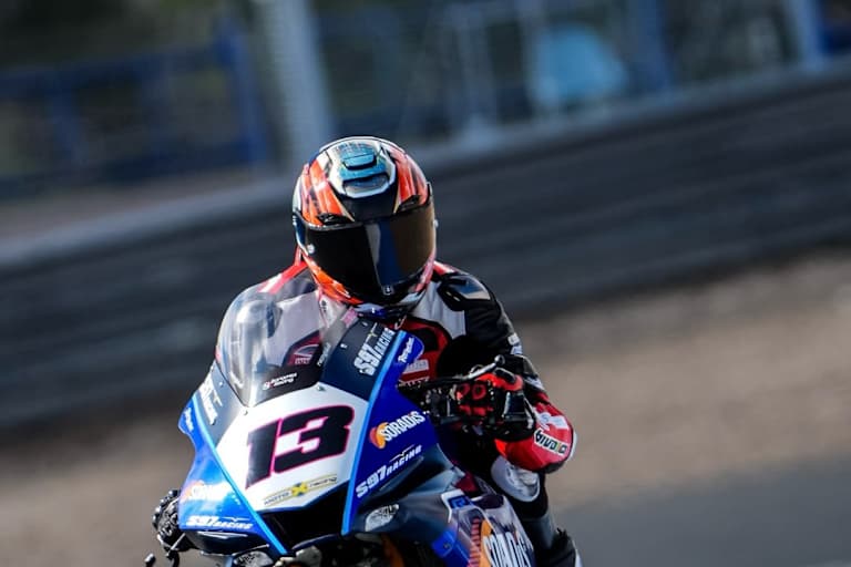 Mattia Rato fuhr das Yamaha-Superbike nur für einige Runden