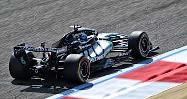 George Russell blieb am dritten Bahrain-Testvormittag der Schnellste