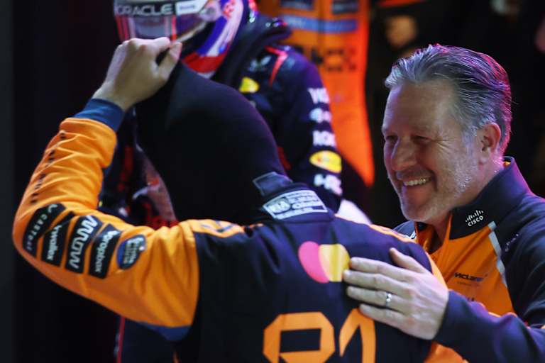 Oscar Piastri und Zak Brown