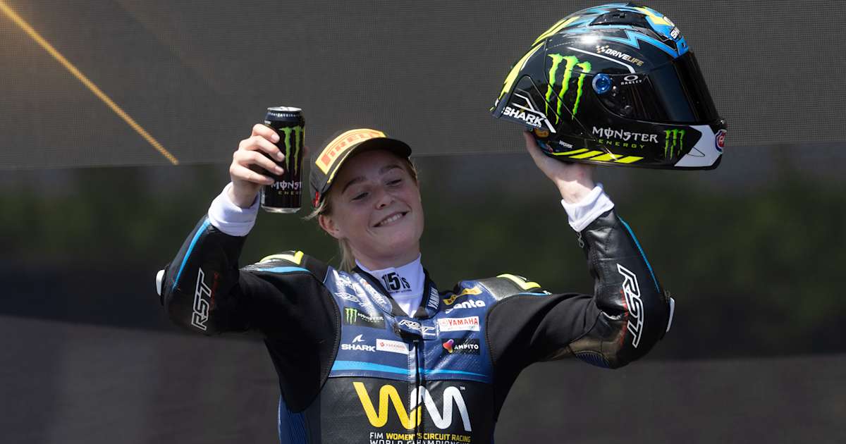 Donington-verleiht-Chloe-Jones-Fl-gel-Der-Support-zu-Hause-ist-gro-artig-