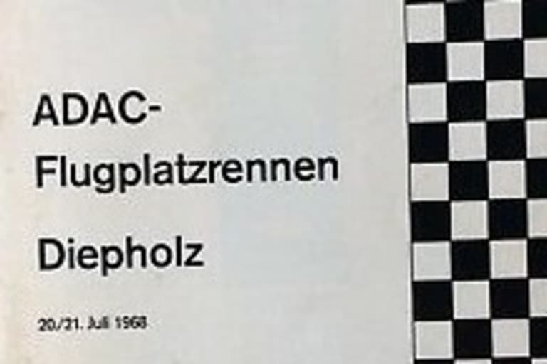 Die Premiere: Titelseite Programmheft 1968