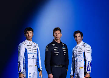 Alex Albon, James Vowles und Carlos Sainz