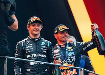 Kimi Antonelli und Max Verstappen