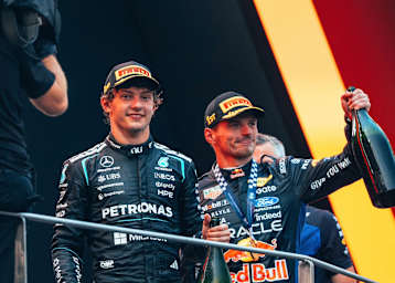Kimi Antonelli und Max Verstappen