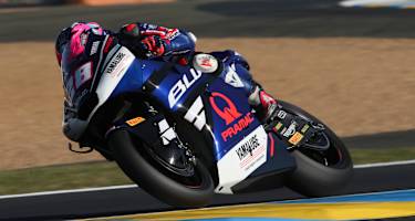 Izan Guevara holte sich in Le Mans den Moto2-Sieg