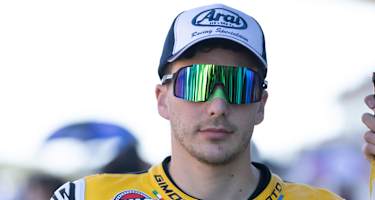 Lorenzo Baldassarri kämpfte in Portimao mit starken körperlichen Problemen