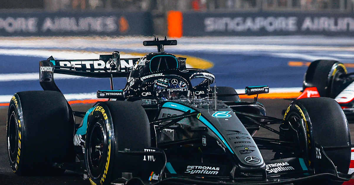 George Russell (Mercedes/2nd): “I’m at a real disadvantage against ...
