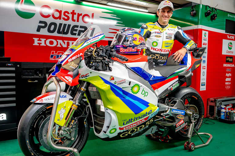 LCR hatte die Honda RC213V in besondere Farben gehüllt