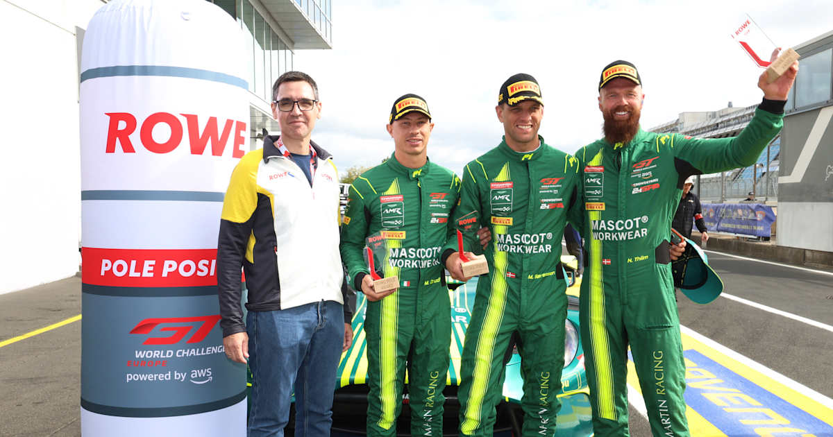 Comtoyou Racing secures Aston Martin pole position at the Nürburgring ...