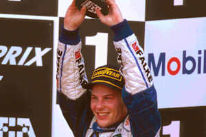 Jacques Villeneuve bescherte Williams 1997 in Silverstone den 100. GP-Sieg