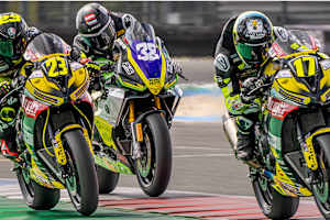 In der Sportbike kann es schon mal eng werden