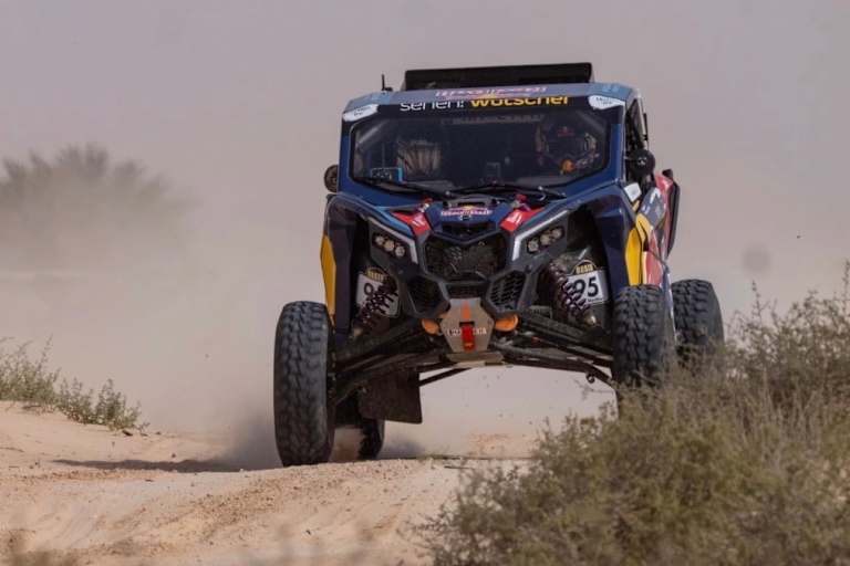 Matthias Walkner ist auch mit vier Rädern schnell