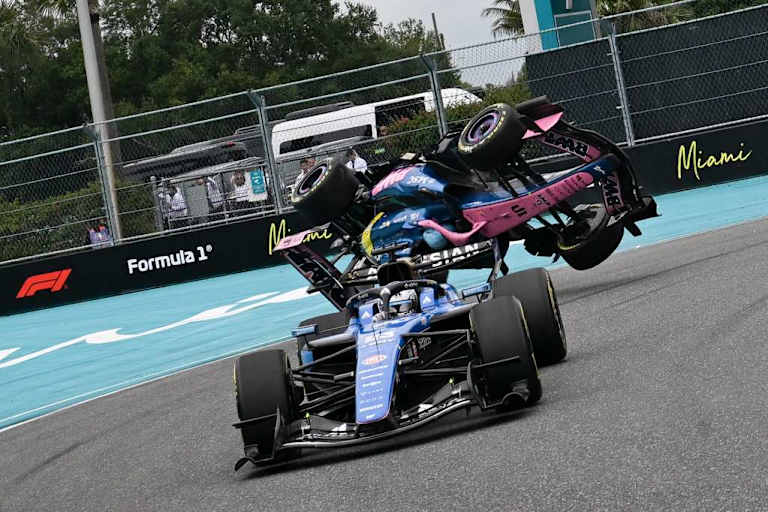 Pierre Gasly drehte sich, hob ab