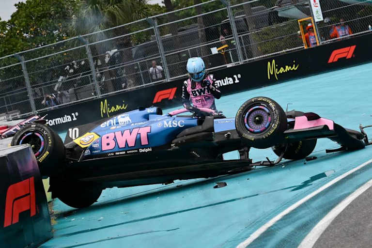 Pierre Gasly nach seinem Unfall