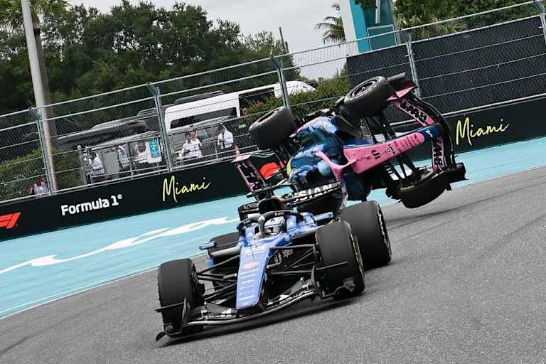 Pierre Gasly drehte sich, hob ab