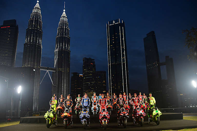 Das MotoGP-Fahrerfeld 2026