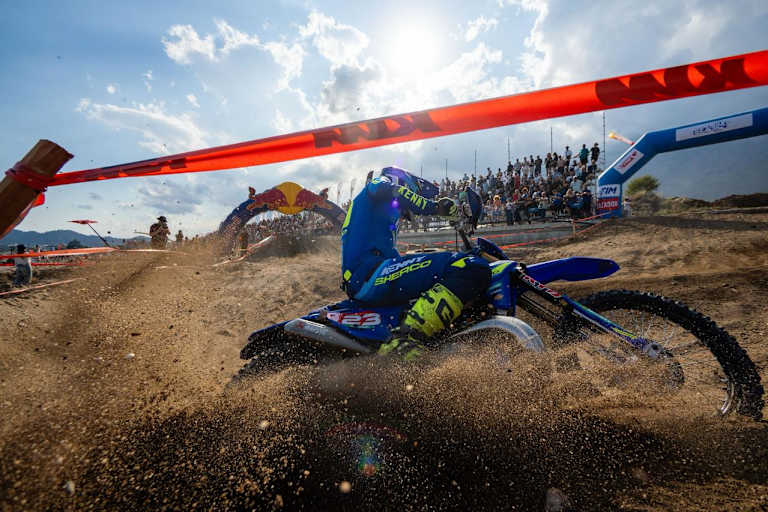Teo Kabakchiev im Sand des Auftakts von HEWC Lauf 7 in der Türkei