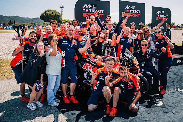 Auch die KTM-Mannschaft wird in der MotoGP-Ära ab 2027 am Start stehen