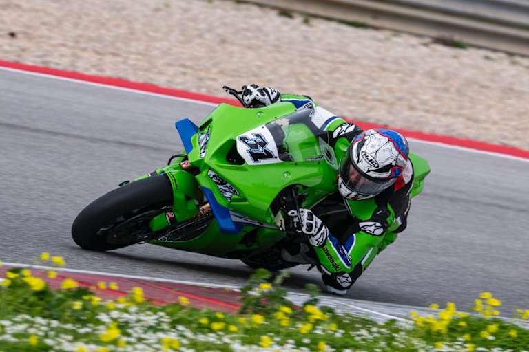 Garrett Gerloff holte sich die Tages-Bestzeit