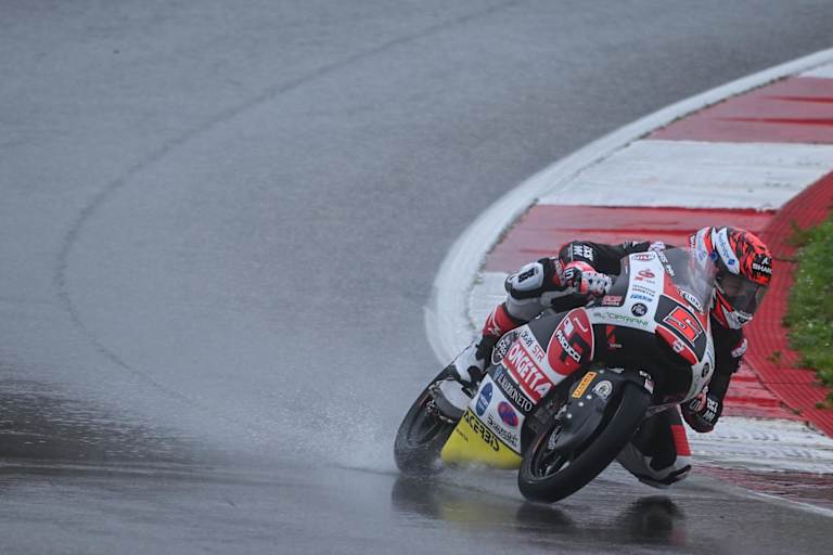 Rammerstorfer sammelte in Portimao bei Regen Erfahrungen mit der Honda