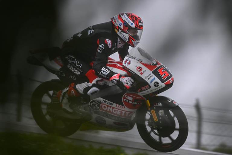 Leo Rammerstorfer fuhr immerhin über 40 Runden