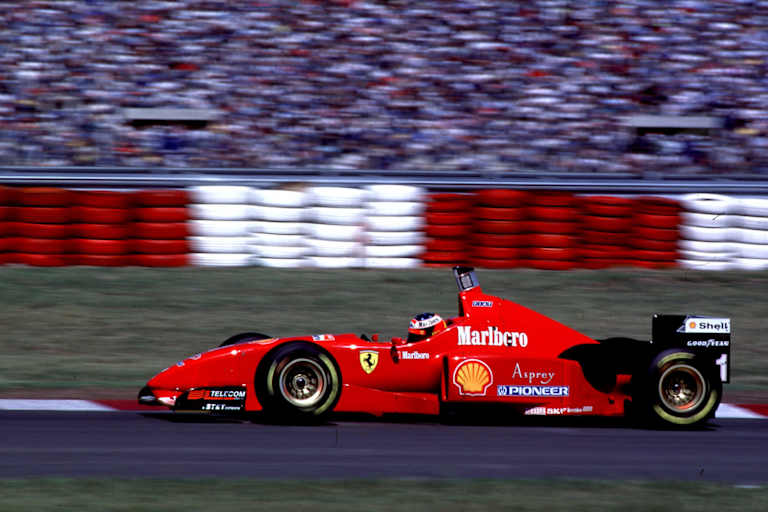 Michael Schumacher 1996 im Ferrari F310