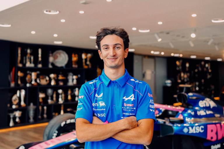 Gabriele Mini fährt am Freitag in Mexiko im F1-Auto. Er ist F2-Vierter