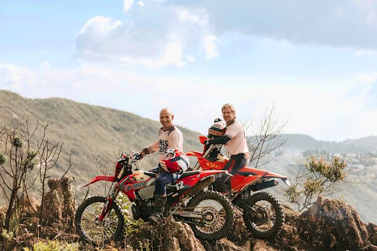 Martin Freinademetz und Rigor Rico, bester Südamerikaner derzeit