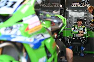 Garrett Gerloff wurde im Superpole-Race ordentlich durchgeschüttelt