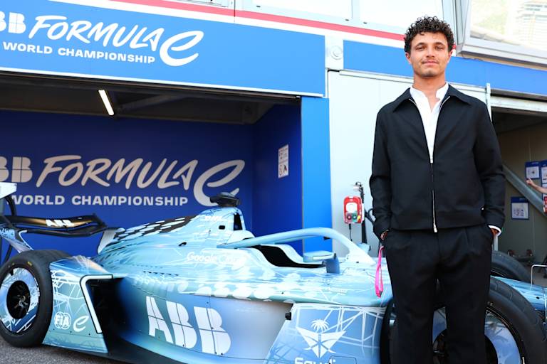 Lando Norris bei der Formel E