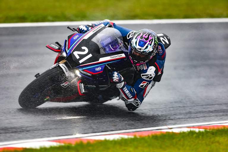 MotoGP-Pilot Jack Miller auf der Werks-Yamaha