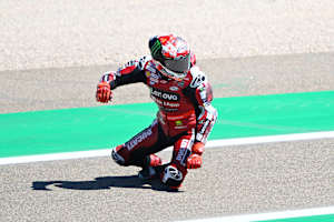 Pecco Bagnaia nach seinem Crash