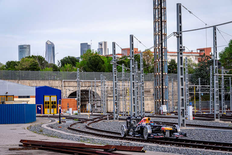 Patrick Friesacher fuhr den RB8 über die Schienen der U-Bahn von Madrid