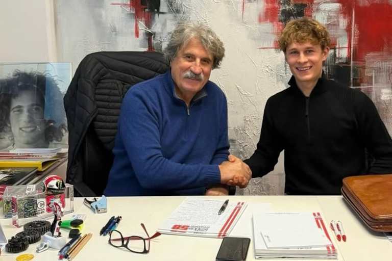 Paolo Simoncelli holte Leo Rammerstorfer spät in die Weltmeisterschaft