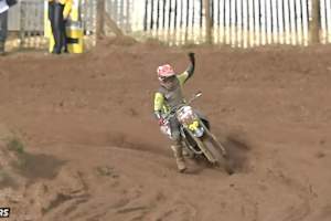 Max Nagl gewann das Samstagsrennen in Bitsch