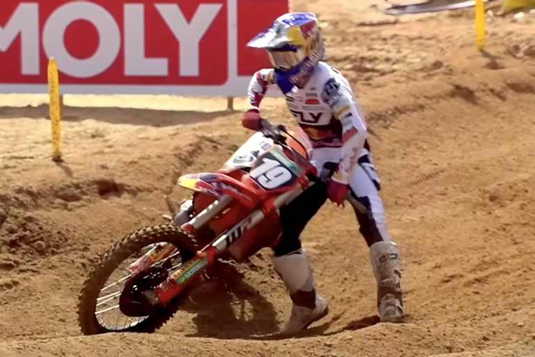 Sacha Coenen stürzte in Führung liegend