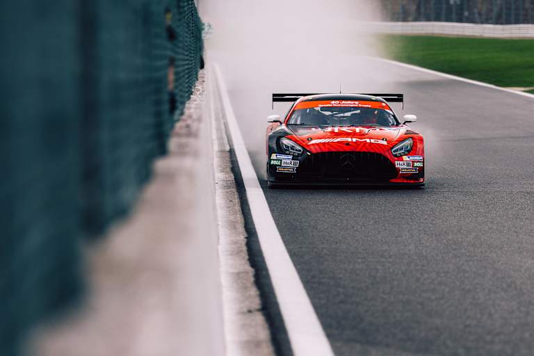 Nikita Mazepin im Mercedes-AMG GT3 der Motopark-Mannschaft