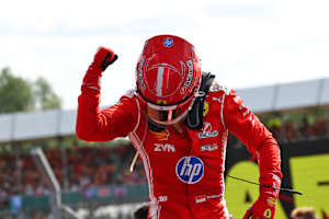 Charles Leclerc durfte sich in Silverstone über den Sieg freuen