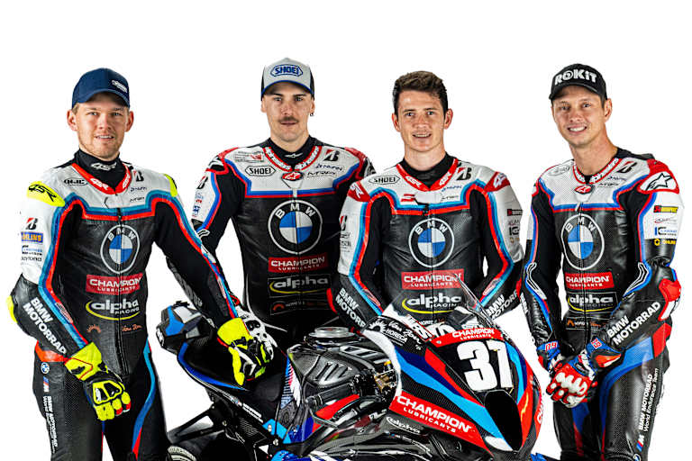 Mit Hannes Soomer und Markus Reiterberger am Start (v.li.)