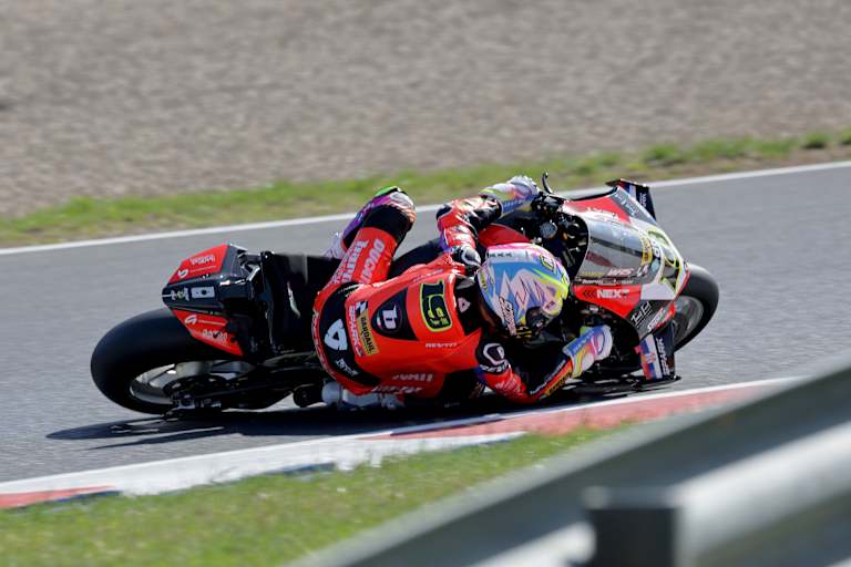Alvaro Bautista verlor in Kurve 20 die Kontrolle über seine Ducati
