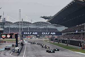 Mercedes war beim Bahrain-GP in Malaysia nicht lange vorne
