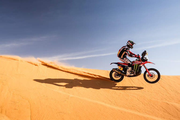 Ricky Brabec geht mit seinem ersten Etappensieg in die Dakar-Pause