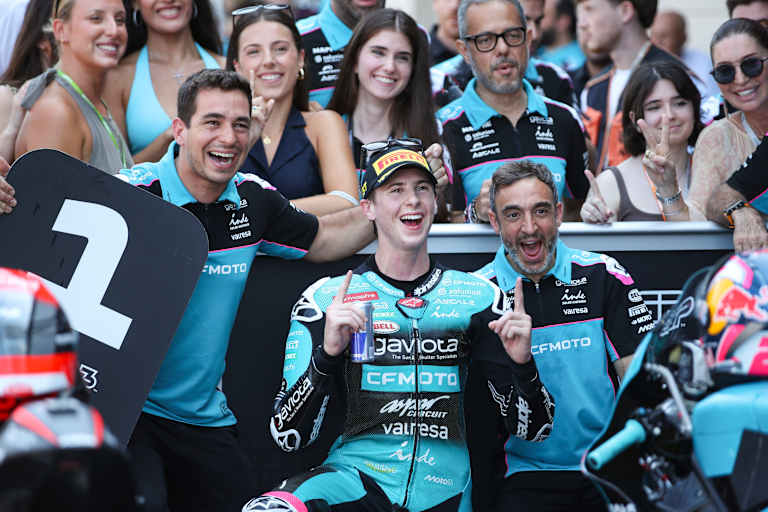 Maximo Quiles mit seiner Aspar-Crew