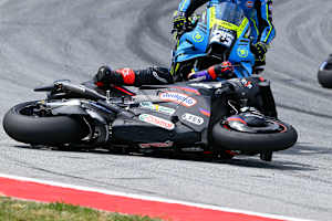 Jorge Martin und Raul Fernandez beim Crash