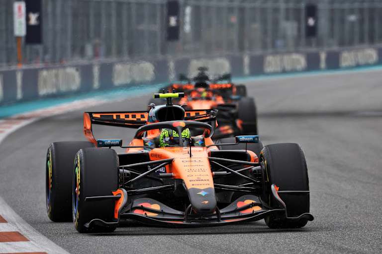 Lando Norris wurde in Miami Zweiter, Oscar Piastri Dritter