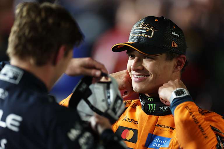 Max Verstappen und Lando Norris: Wer holt die Pole fürs letzte Rennen?