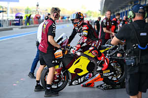 Das Team Marc VDS (hier Deniz Öncü) verschwindet aus dem Moto2-Paddock