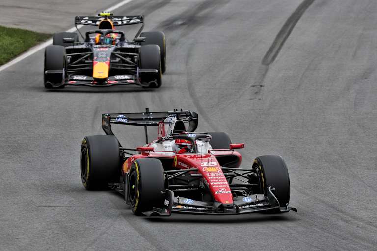Charles Leclerc duellierte sich mit Isack Hadjar