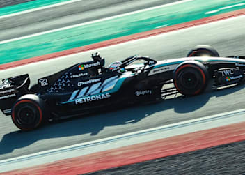 Kimi Antonelli im 2026er Mercedes