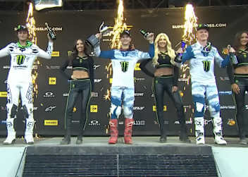 Das 250er-Podium in Salt Lake City